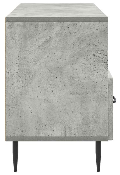TV szekrény fiókkal Betonszürke 102 x 34,5 x 50 cm Szerelt Fa
