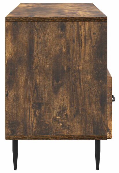 TV szekrény fiókkal Füstös Tölgy 102 x 34,5 x 50 cm Szerelt Fa