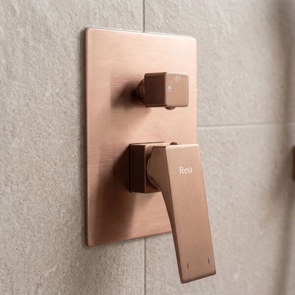 Zuhanyszett rejtett Rea Joe Brush Copper + BOX
