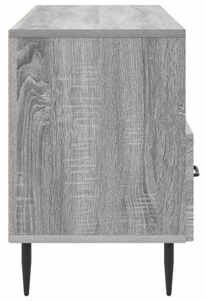 TV szekrény fiókkal Szürke Sonoma 102 x 34,5 x 50 cm Szerelt Fa