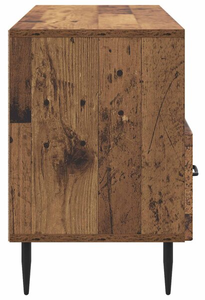 TV szekrény fiókkal Antik Fa 102 x 34,5 x 50 cm Szerelt Fa
