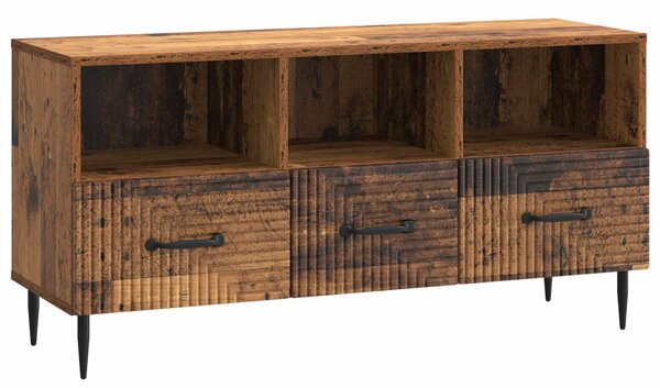 TV szekrény fiókkal Antik Fa 102 x 34,5 x 50 cm Szerelt Fa