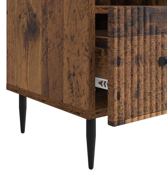 TV szekrény fiókkal Antik Fa 102 x 34,5 x 50 cm Szerelt Fa