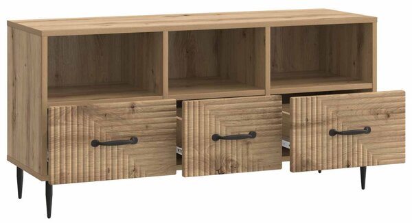 TV szekrény Kézműves Tölgy 102 x 34,5 x 50 cm Szerelt Fa
