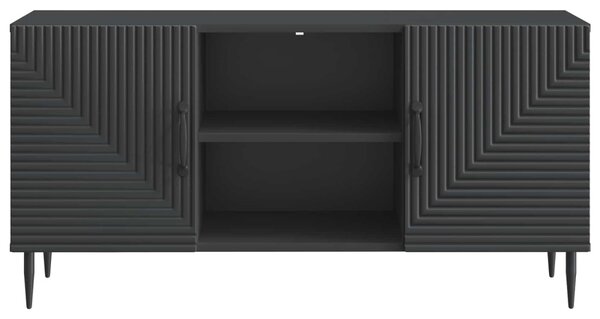 TV szekrény Fekete 102 x 34,5 x 50 cm Szerelt Fa