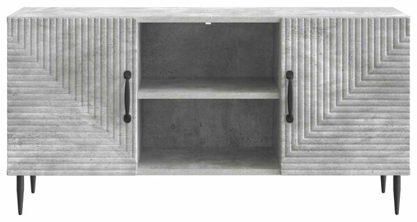 TV szekrény Betonszürke 102 x 34,5 x 50 cm Szerelt Fa