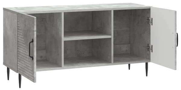 TV szekrény Betonszürke 102 x 34,5 x 50 cm Szerelt Fa