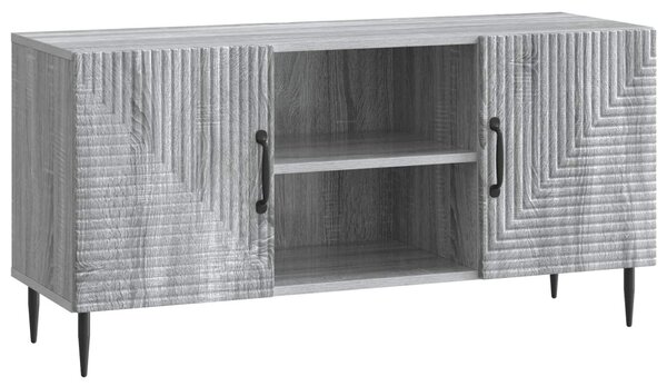 TV szekrény Szürke Sonoma 102 x 34,5 x 50 cm Szerelt Fa