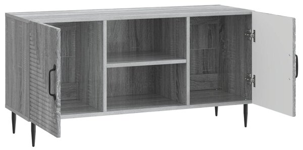 TV szekrény Szürke Sonoma 102 x 34,5 x 50 cm Szerelt Fa