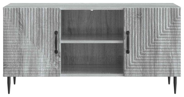 TV szekrény Szürke Sonoma 102 x 34,5 x 50 cm Szerelt Fa