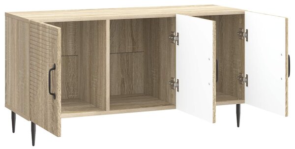 TV szekrény Sonoma Tölgy 99 x 34,5 x 50 cm Szerelt Fa
