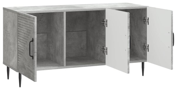 TV szekrény Betonszürke 99 x 34,5 x 50 cm Szerelt Fa