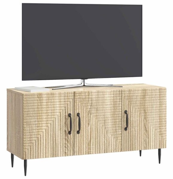 TV szekrény Sonoma Tölgy 99 x 34,5 x 50 cm Szerelt Fa