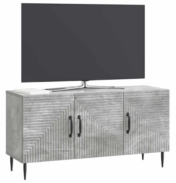 TV szekrény Betonszürke 99 x 34,5 x 50 cm Szerelt Fa