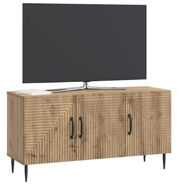 TV szekrény Kézműves Tölgy 99 x 34,5 x 50 cm Szerelt Fa