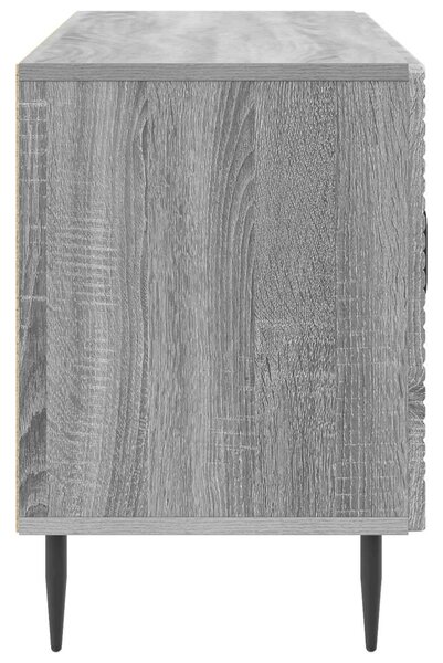 TV szekrény Szürke Sonoma 99 x 34,5 x 50 cm Szerelt Fa