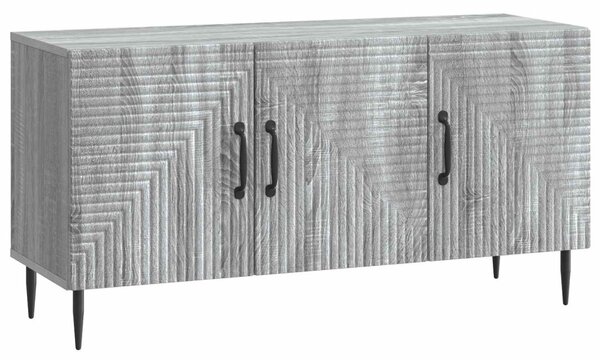 TV szekrény Szürke Sonoma 99 x 34,5 x 50 cm Szerelt Fa