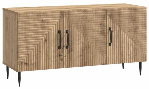 TV szekrény Kézműves Tölgy 99 x 34,5 x 50 cm Szerelt Fa