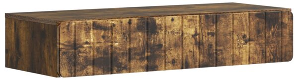 Fali oldaltábla Füstös Tölgy 87,5 x 34,5 x 17 cm Szerelt Fa