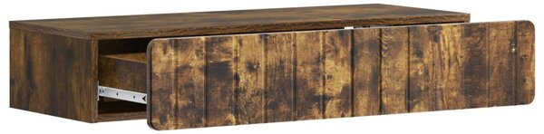 Fali oldaltábla Füstös Tölgy 87,5 x 34,5 x 17 cm Szerelt Fa