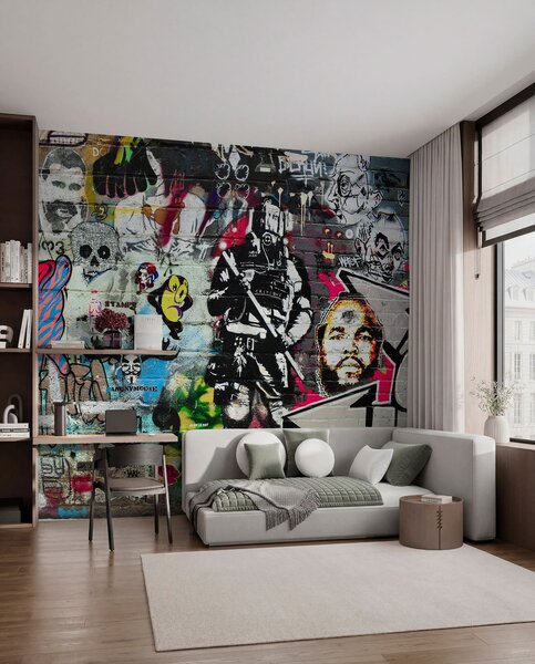 Fotótapéta Graffiti, művészet és betűtípus, Fotótapéta tini szoba, Fotótapéta tini szoba fiúk, u12434 : Uwalls.hu