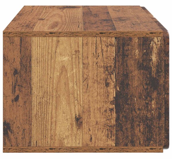 Fali TV szekrény Antik Fa 59,5 x 41 x 30 cm Szerelt Fa