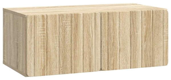 Fali TV szekrény Sonoma Tölgy 78,5 x 41 x 30 cm Szerelt Fa