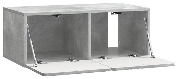 Fali TV szekrény Betonszürke 78,5 x 41 x 30 cm Szerelt Fa