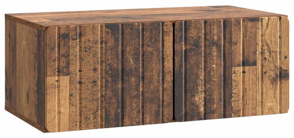 Fali TV szekrény Antik Fa 78,5 x 41 x 30 cm Szerelt Fa