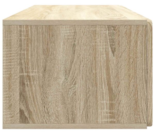 Fali TV szekrény Sonoma Tölgy 98 x 41 x 30 cm Szerelt Fa