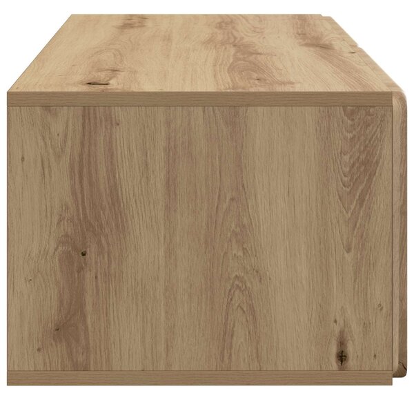 Fali TV szekrény Kézműves Tölgy 78,5 x 41 x 30 cm Szerelt Fa