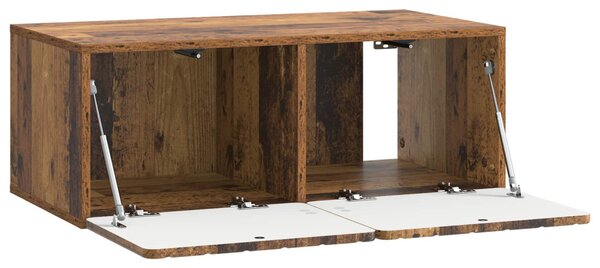 Fali TV szekrény Antik Fa 78,5 x 41 x 30 cm Szerelt Fa