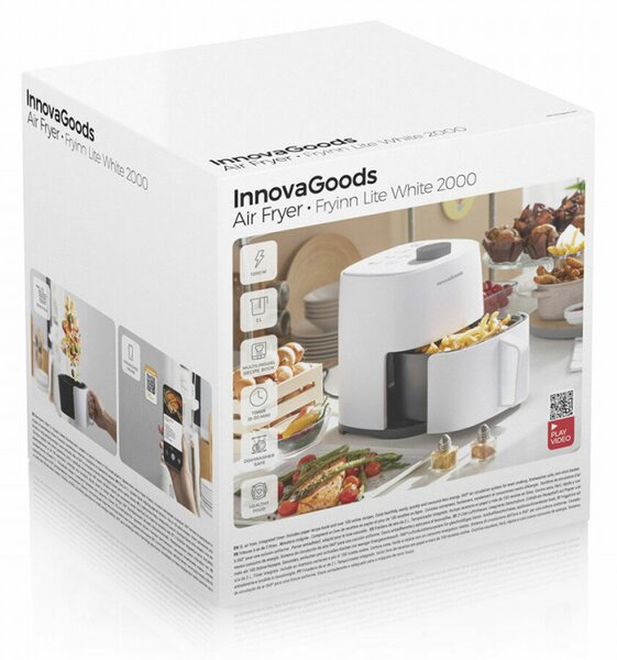 Olajmentes Sütő InnovaGoods Fehér 1200 W 2 L (Felújított A)