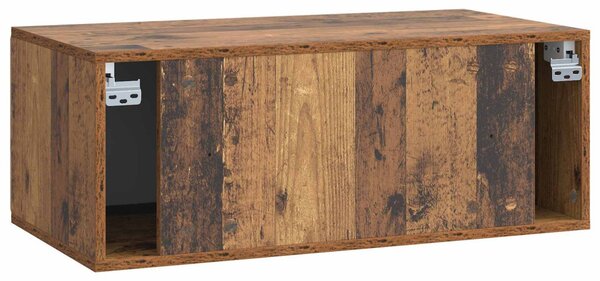 Fali TV szekrény Antik Fa 78,5 x 41 x 30 cm Szerelt Fa