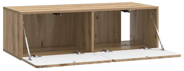 Fali TV szekrény Kézműves Tölgy 98 x 41 x 30 cm Szerelt Fa