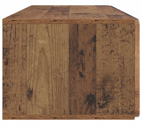Fali TV szekrény Antik Fa 98 x 41 x 30 cm Szerelt Fa