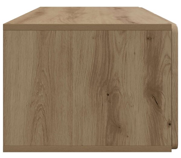 Fali TV szekrény Kézműves Tölgy 98 x 41 x 30 cm Szerelt Fa