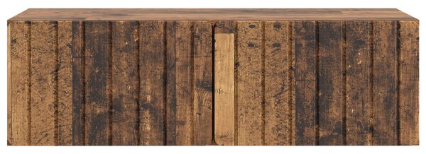 Fali TV szekrény Antik Fa 98 x 41 x 30 cm Szerelt Fa