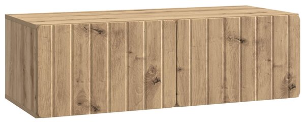 Fali TV szekrény Kézműves Tölgy 98 x 41 x 30 cm Szerelt Fa
