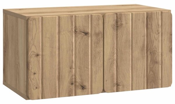 Fali TV szekrény Kézműves Tölgy 59,5 x 31 x 30 cm Szerelt Fa