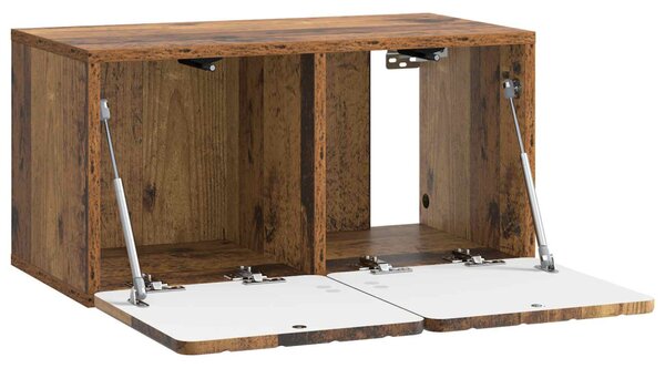 Fali TV szekrény Antik Fa 59,5 x 31 x 30 cm Szerelt Fa