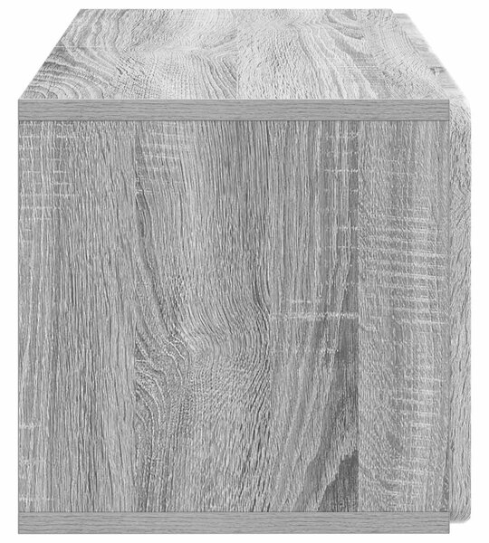 Fali TV szekrény Szürke Sonoma 59,5 x 31 x 30 cm Szerelt Fa