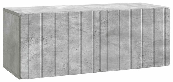 Fali TV szekrény Betonszürke 78,5 x 31 x 30 cm Szerelt Fa