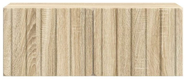 Fali TV szekrény Sonoma Tölgy 78,5 x 31 x 30 cm Szerelt Fa