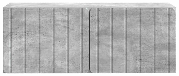 Fali TV szekrény Betonszürke 78,5 x 31 x 30 cm Szerelt Fa