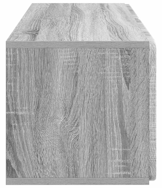 Fali TV szekrény Szürke Sonoma 78,5 x 31 x 30 cm Szerelt Fa