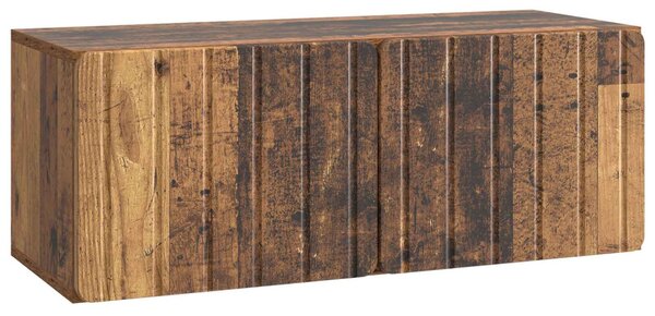 Fali TV szekrény Antik Fa 78,5 x 31 x 30 cm Szerelt Fa
