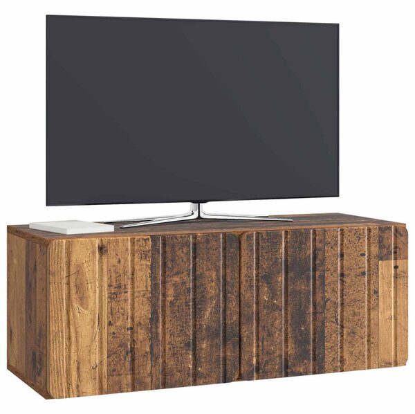 Fali TV szekrény Antik Fa 78,5 x 31 x 30 cm Szerelt Fa