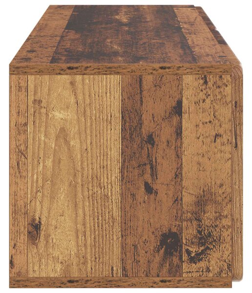 Fali TV szekrény Antik Fa 78,5 x 31 x 30 cm Szerelt Fa