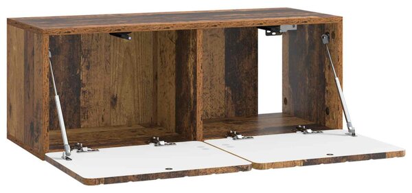 Fali TV szekrény Antik Fa 78,5 x 31 x 30 cm Szerelt Fa